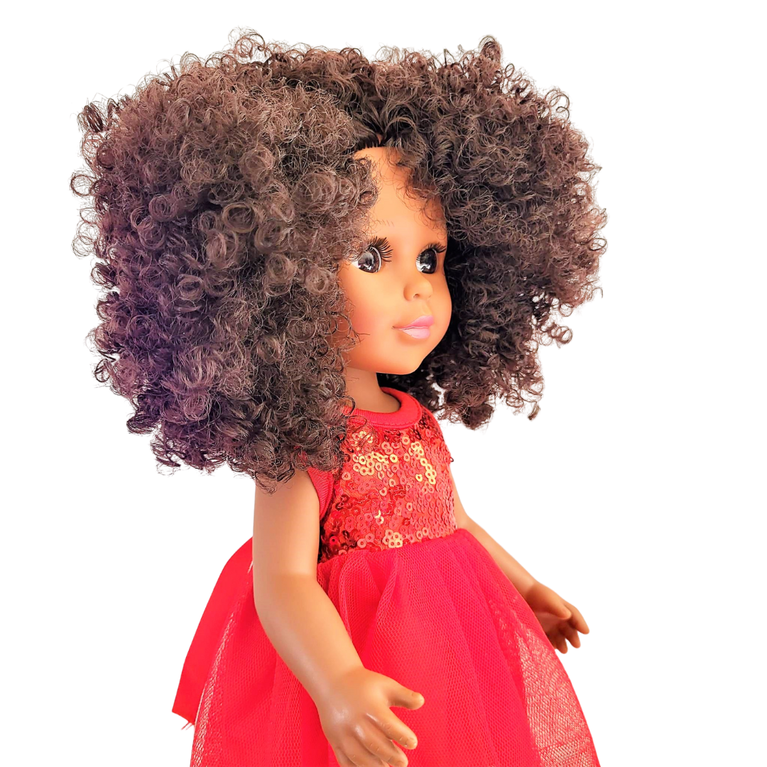 Imani, 18-inch Doll with Pink